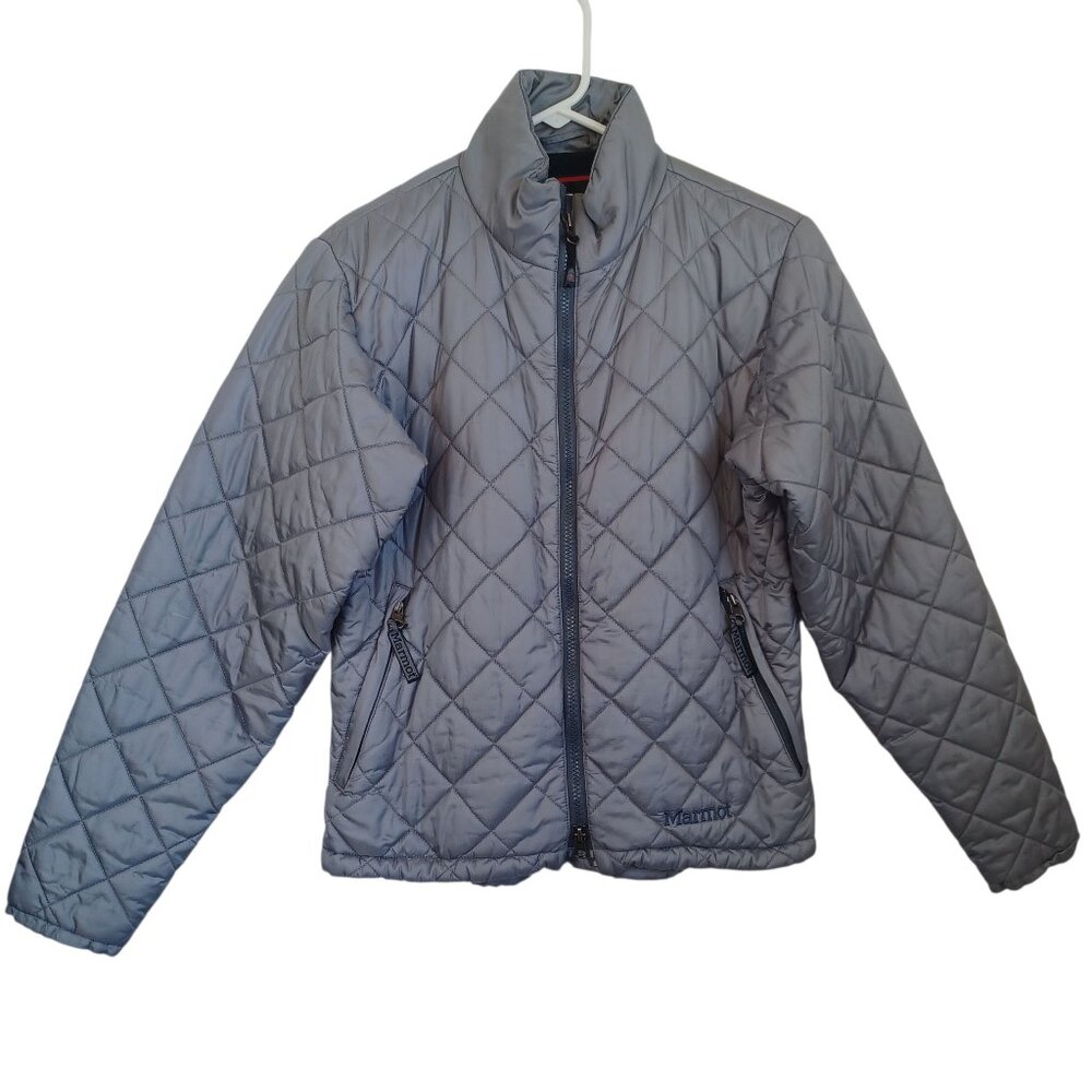 Marmot Jacket Gary Diamond Quilted Dual Full Zip Womens Medium